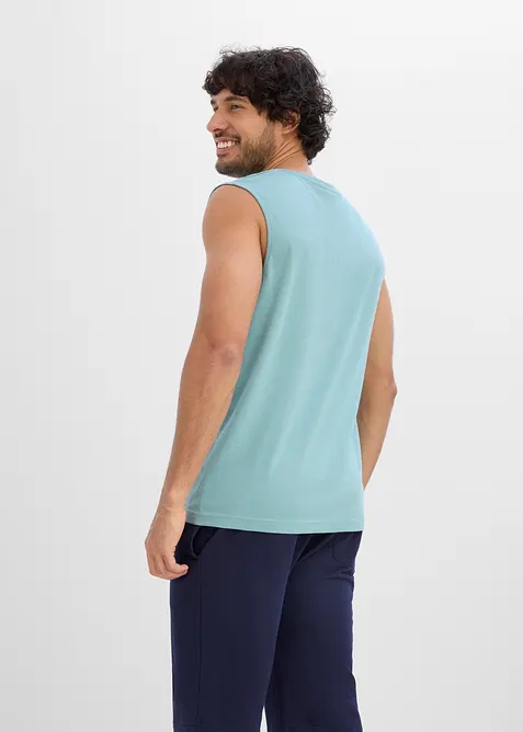 Linne med broderi, ekologisk bomull (2-pack), bonprix