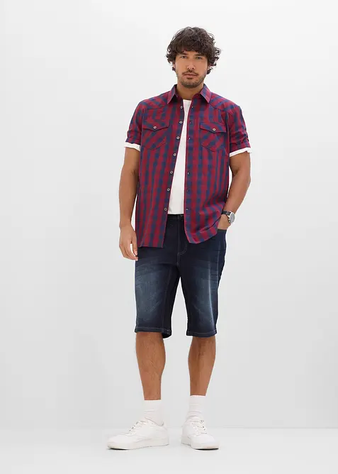 Kort&auml;rmad skjorta av ren bomull, bonprix