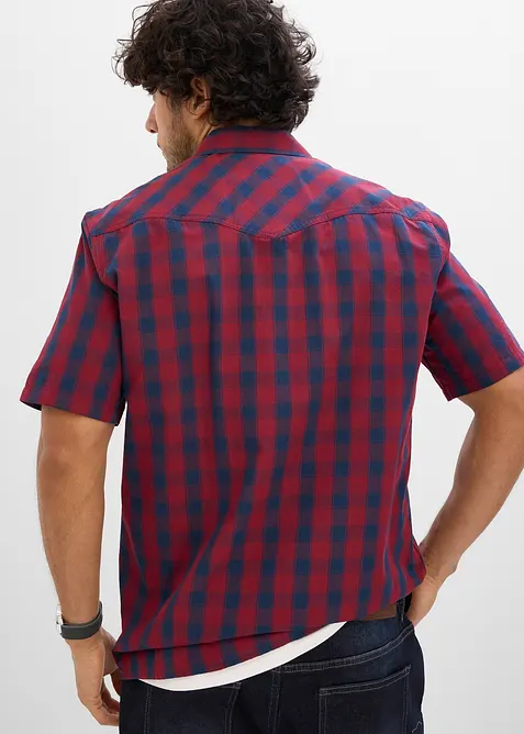 Kort&auml;rmad skjorta av ren bomull, bonprix