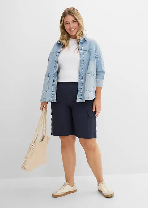 Snabbtorkande funktionsshorts med cargoficka, bonprix