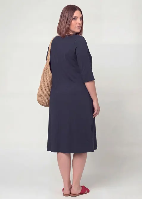 Jerseykl&auml;nning av ekologisk bomull, bonprix