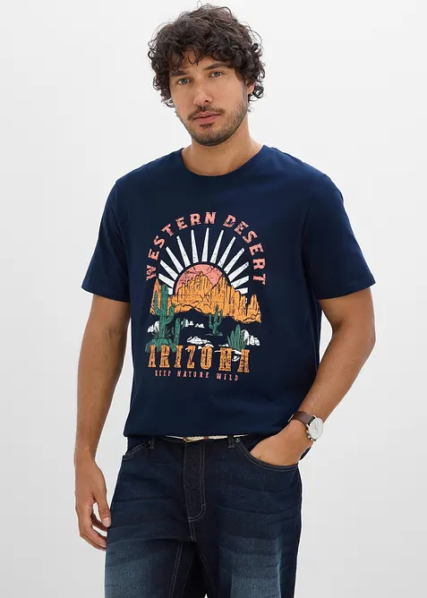 T-shirt i ekologisk bomull, bonprix