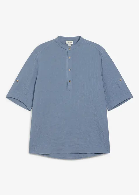 Skjorta av luftig muslin, bonprix