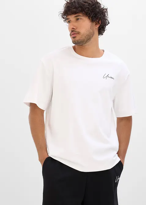 T-shirt i stabilt bomullsmaterial (2-pack), bonprix