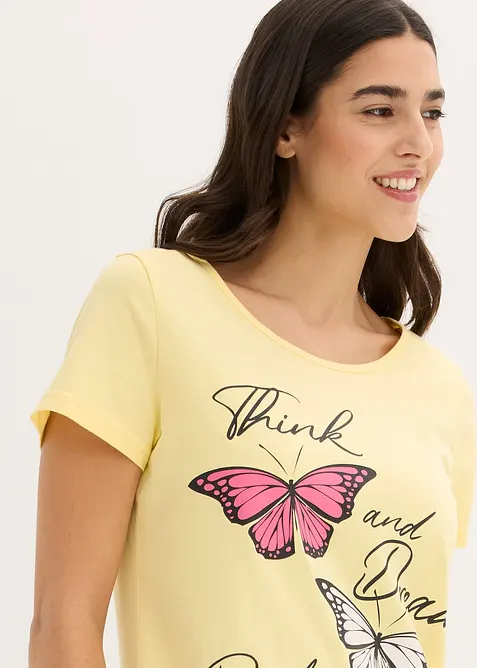 Kort nattlinne i ekologisk bomull, bonprix