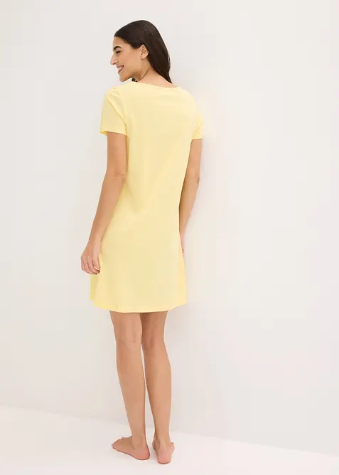 Kort nattlinne i ekologisk bomull, bonprix