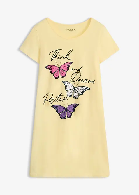 Kort nattlinne i ekologisk bomull, bonprix