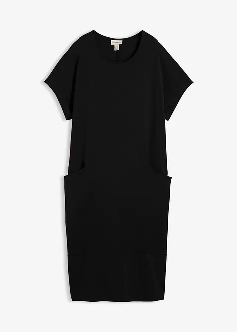 Jerseykl&auml;nning med fickor, bonprix