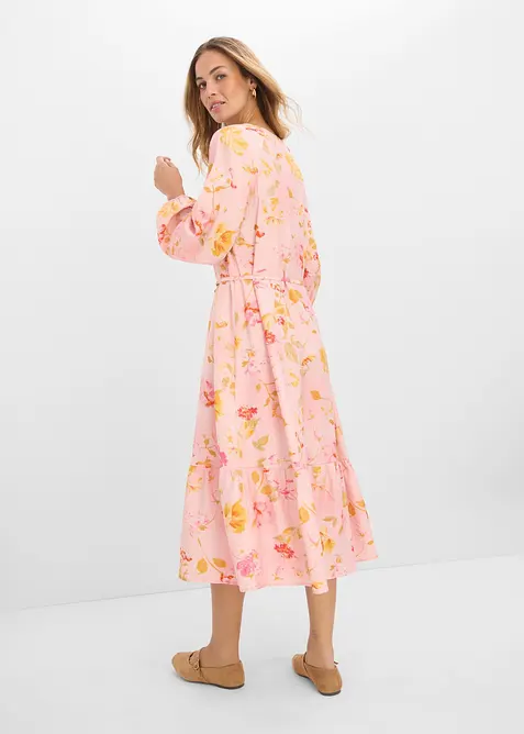 Midikl&auml;nning av mjuk viskosmix, bonprix