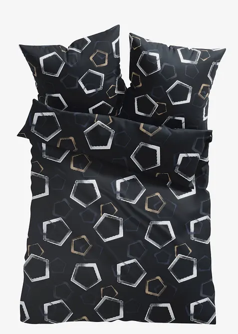 P&aring;slakanset med grafiskt m&ouml;nster, bonprix