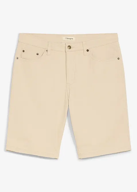 Stretchiga bermudas, klassisk passform, bonprix