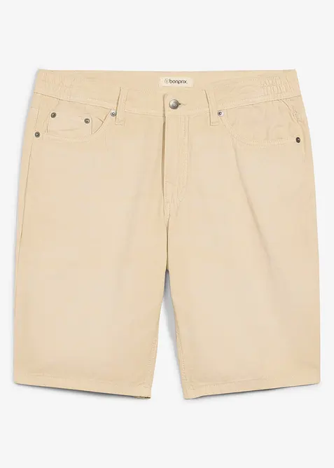 L&auml;tta shorts med res&aring;rmidja, av colored denom, Regular Fit, bonprix