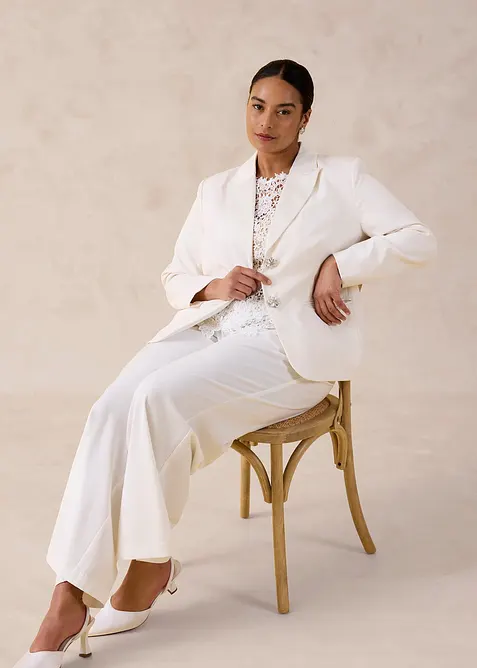 Kavaj med smyckesknappar, bonprix