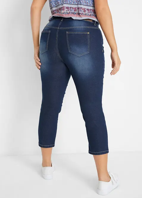 Slim Fit Ultra Soft Jeans, 7/8-l&auml;ngd, bonprix