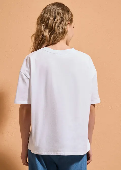 Oversizetopp i bomull med Musse Pigg-motiv, Disney