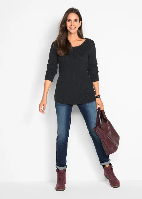 Boyfriend Jeans Mid Waist, Stretch, bonprix