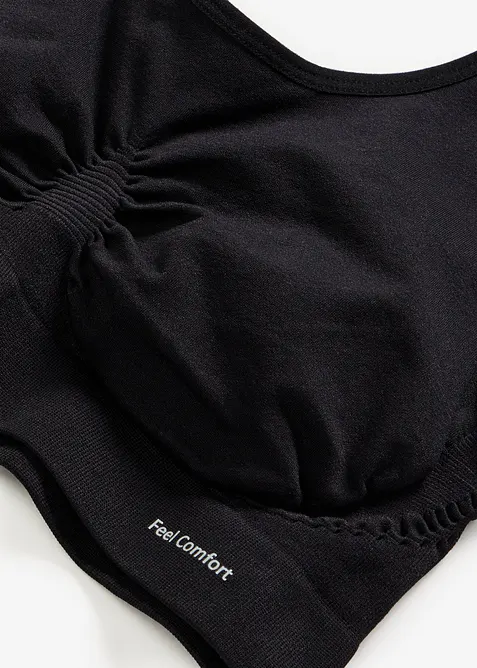 S&ouml;ml&ouml;s BH-topp fr&aring;n Feel Comfort (2-pack), bonprix