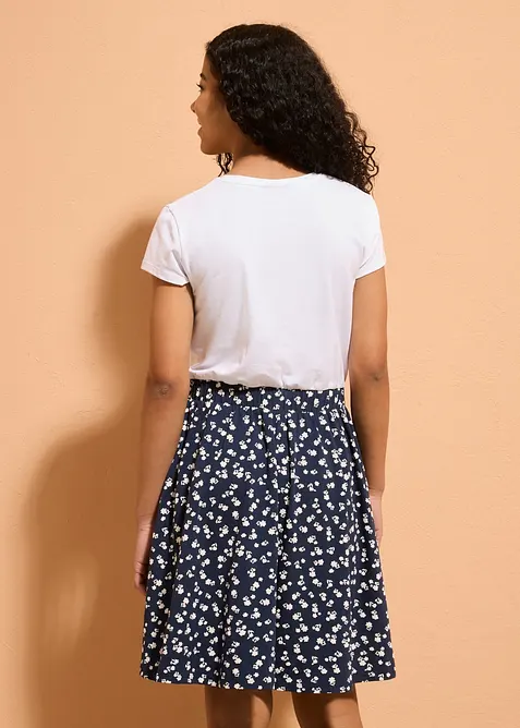 Jerseykl&auml;nning av elastisk bomullsmix, bonprix