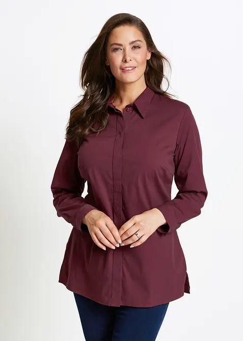 L&aring;ng stretchblus, bonprix