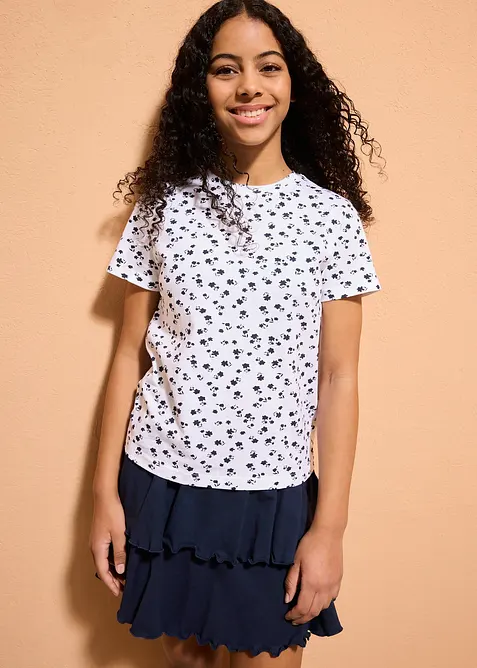 T-shirt i ekologisk bomull (2-pack), bonprix