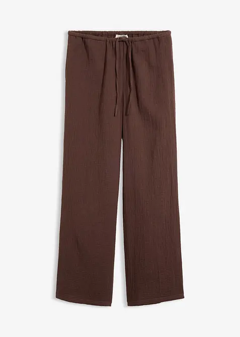 Byxa i bomullsmuslin, bonprix