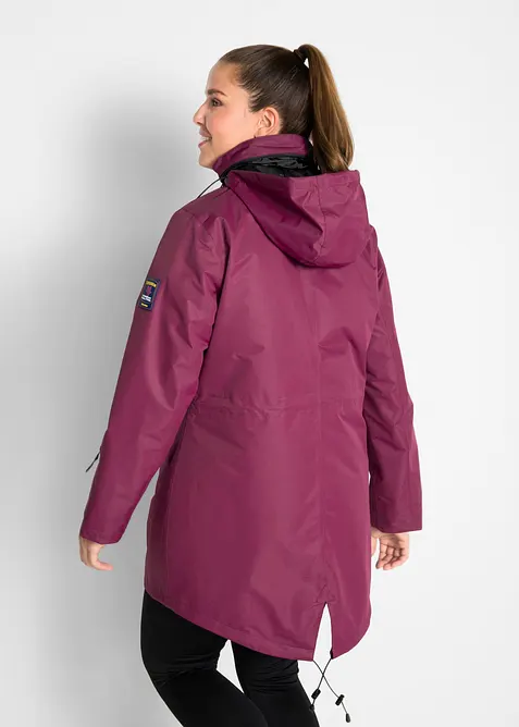 Vattent&auml;t funktionskappa med huva och 2-i-1-look, bonprix