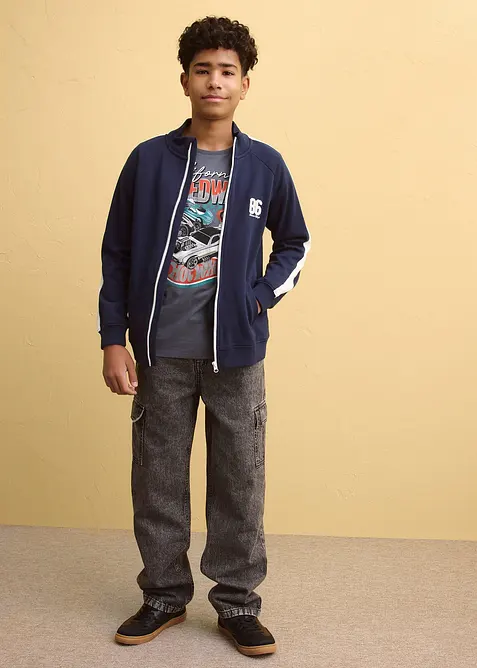 T-shirt med Hot Wheels-tryck, av bomull, HOT WHEELS