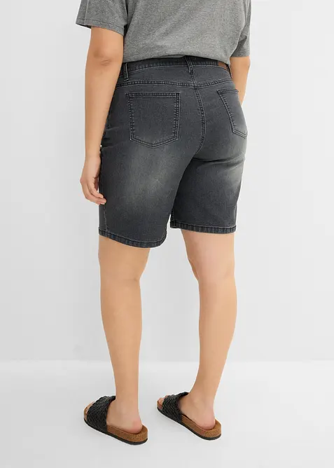 Jeansshorts med Mid Waist, bonprix