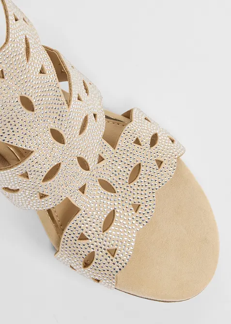 Sandalett med blockklack fr&aring;n Marco Tozzi, Marco Tozzi