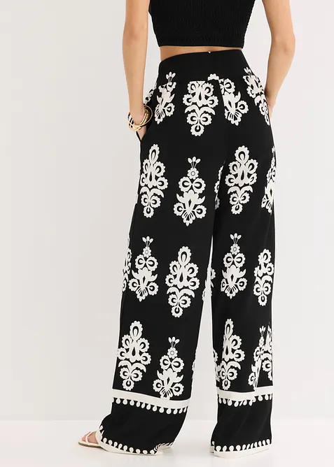 Jerseybyxa med h&ouml;g midja, bonprix