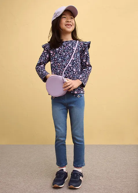 L&aring;ng&auml;rmad topp av ekologisk bomull (3-pack), bonprix