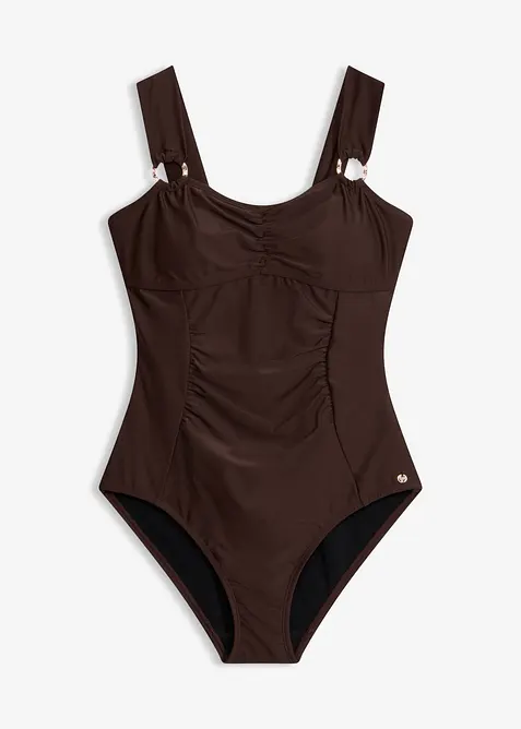 Baddr&auml;kt med l&auml;tt formande effekt och guldf&auml;rgade detaljer, bonprix