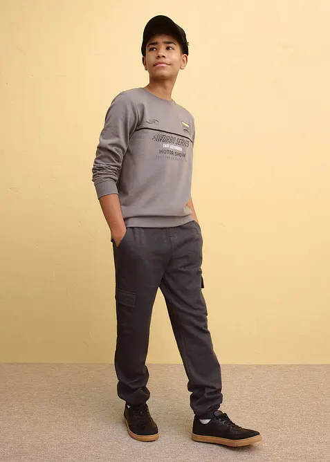 Sweatshirt i mjuk bomullsmix, bonprix