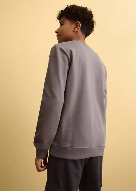 Sweatshirt i mjuk bomullsmix, bonprix