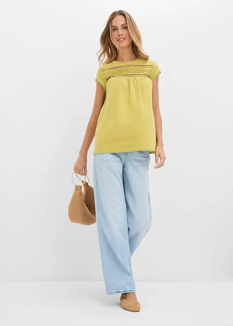 Topp av ekologisk bomull, bonprix