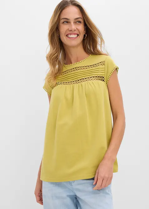 Topp av ekologisk bomull, bonprix