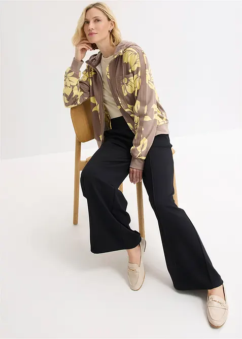 Sweatjacka med bomull, bonprix