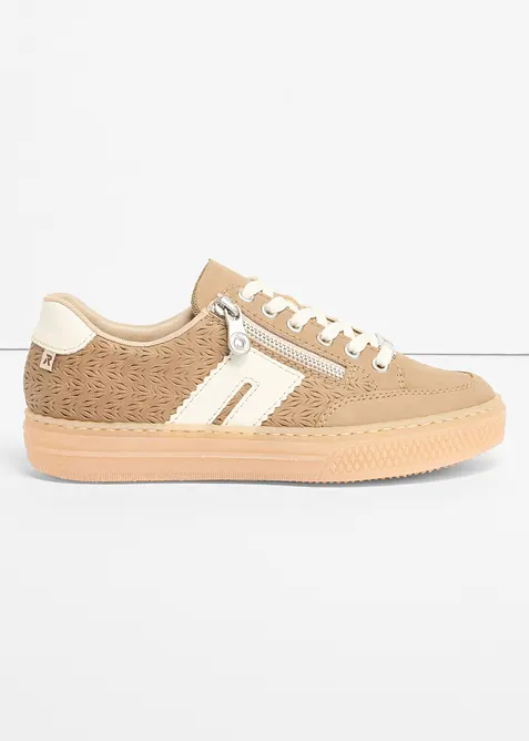 Sneakers i skinn fr&aring;n Rieker, Rieker