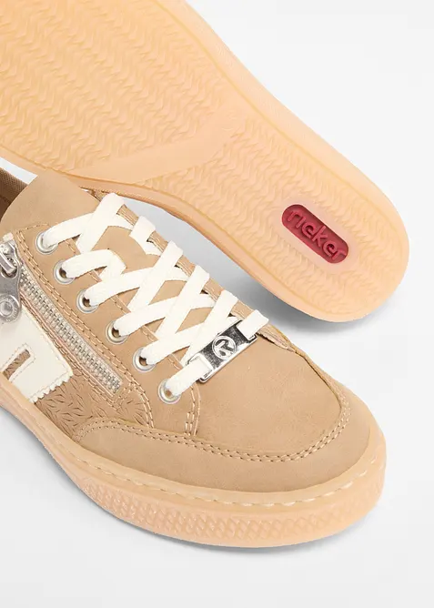 Sneakers i skinn fr&aring;n Rieker, Rieker