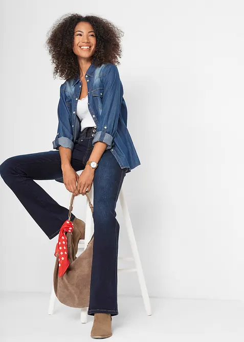 Shaping Bootcut Jeans High Waist, bonprix