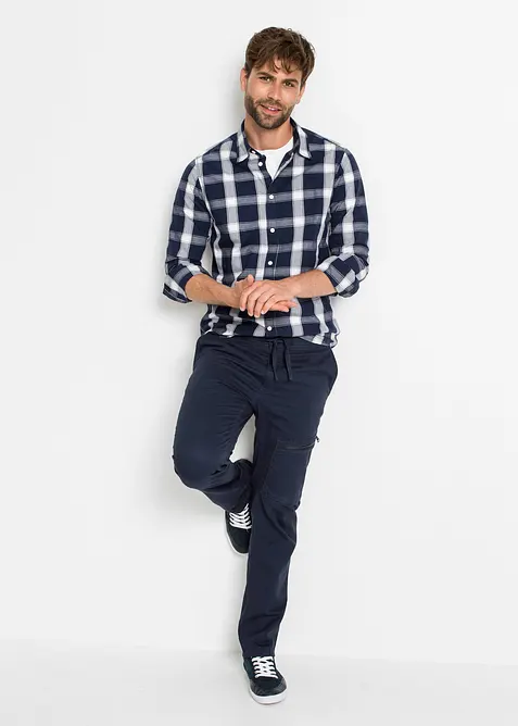 L&aring;ng&auml;rmad skjorta av ren bomull, bonprix