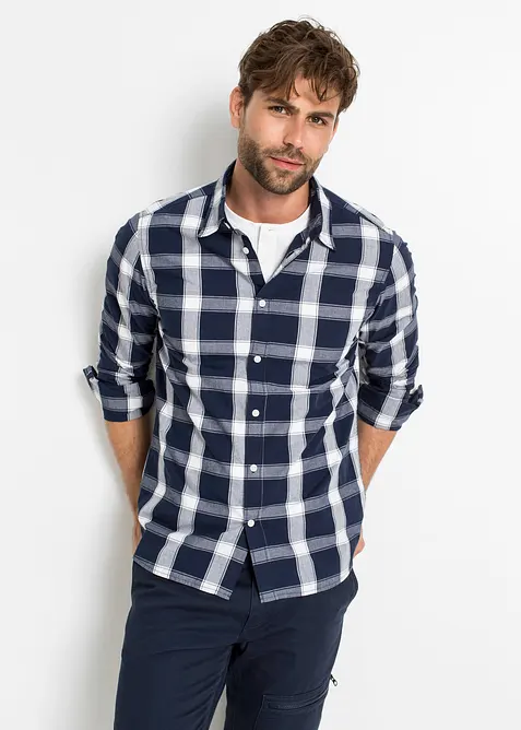 L&aring;ng&auml;rmad skjorta av ren bomull, bonprix