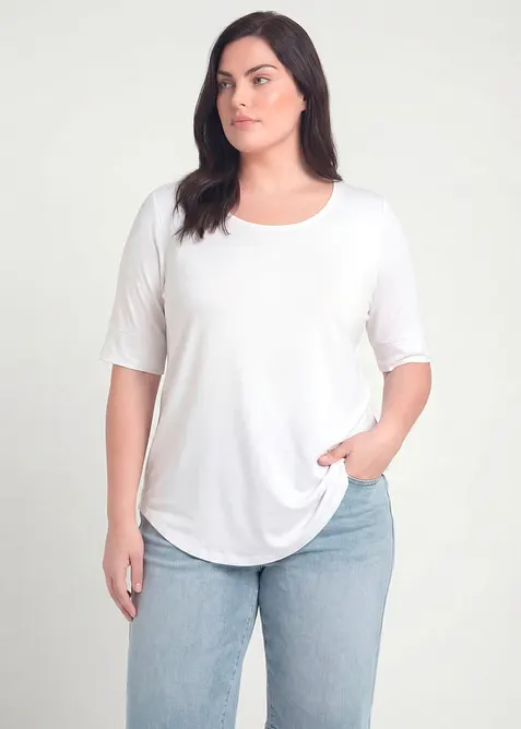 L&aring;ng topp i mjuk viskosmix, bonprix