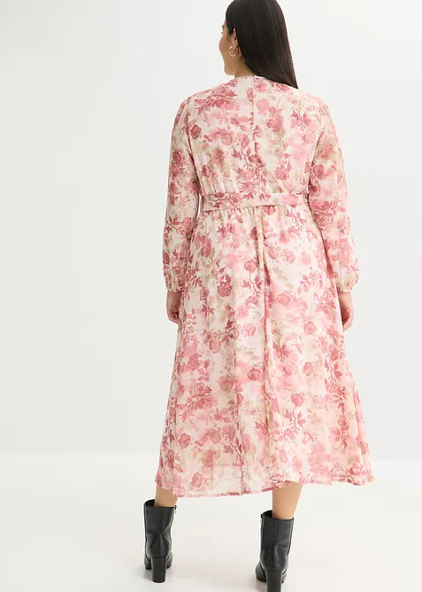 Chiffongkl&auml;nning med knytband (2 delar), bonprix