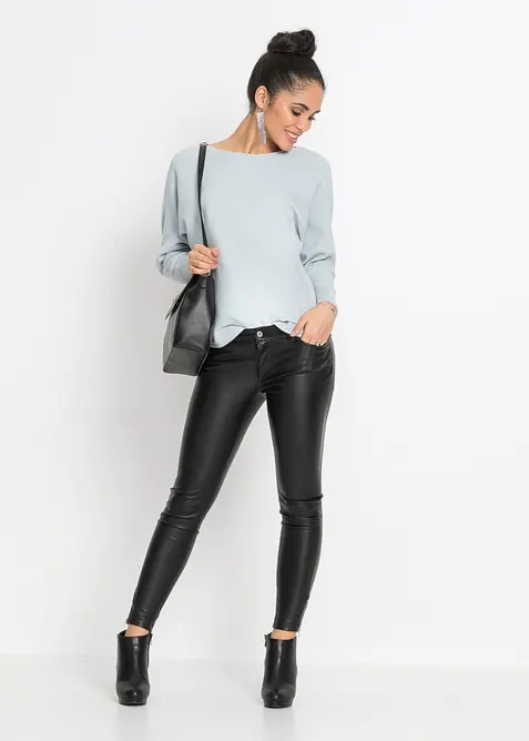 Ribbstickad oversizetr&ouml;ja, bonprix