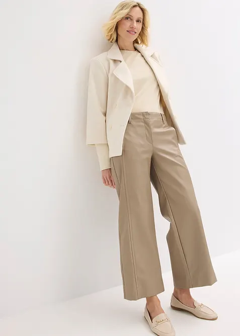 Culotter i skinnimitation, bonprix