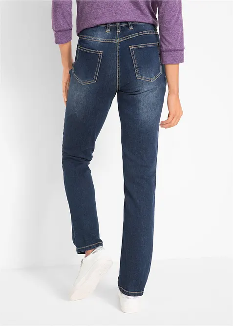 Straight Jeans Mid Waist, Stretch, bonprix