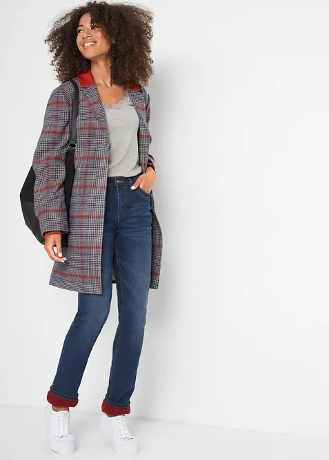 Fodrade jeans High Waist, Straight, bonprix