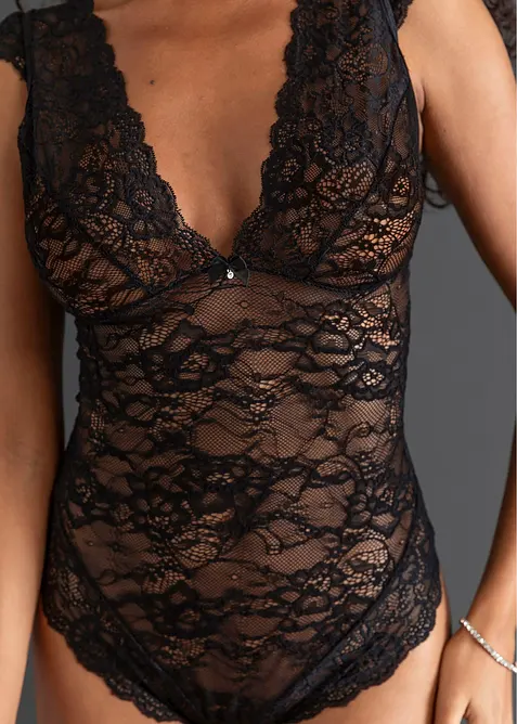 Stringbody med &ouml;ppen gren, bonprix