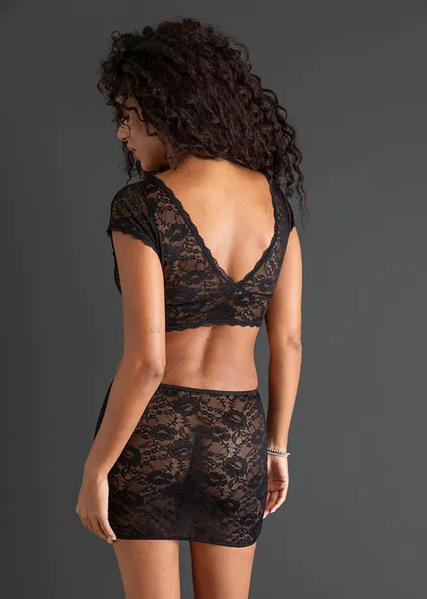 BH-topp och underkjol (2 delar), bonprix